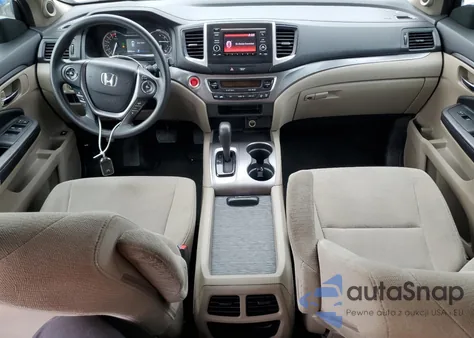 2016 Honda Pilot Lx z USA, uszkodzony, nr VIN 5FNYF6H15GB009757